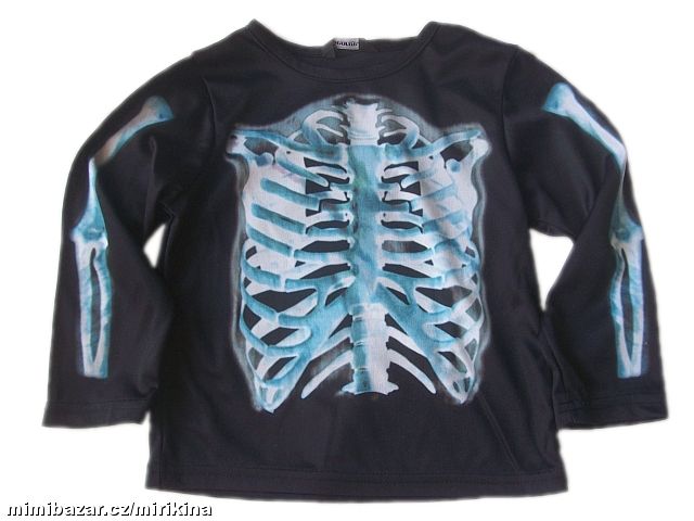 Karnevalová halena pro kostlivce-mám více ks