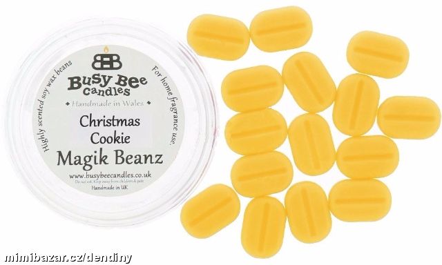 Busy bee Christmas cookie voňavé voskové fazolky