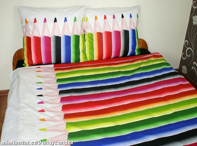 METRÁŽ Bavlna - Pastelky