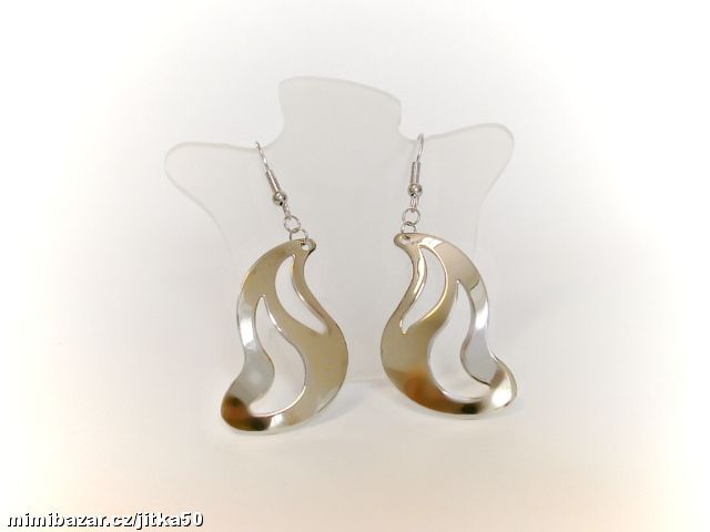 Visací náušnice z chirurgické oceli SKLADEM