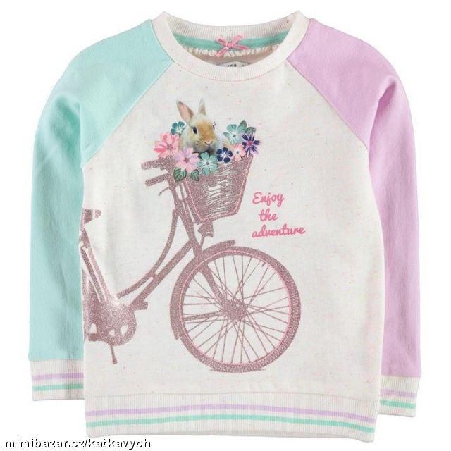 Dívčí mikina - 4-5 let - 1x skladem