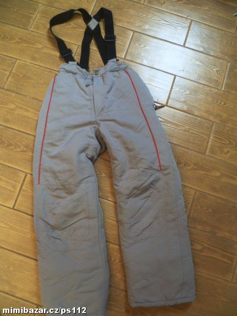 krásné šedé teplé oteplovačky vel. 152