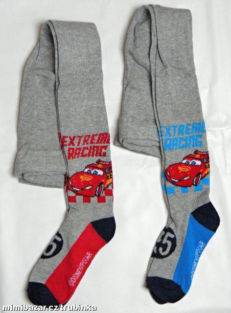 PUNČOCHÁČE AUTA / CARS ♠♠♠ VEL. 92/98