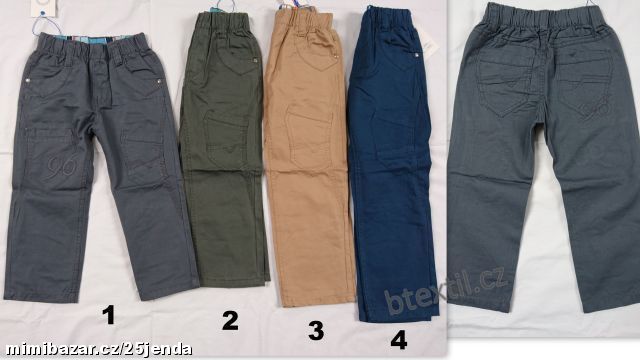 Chlapecké kalhoty 100%bavlna