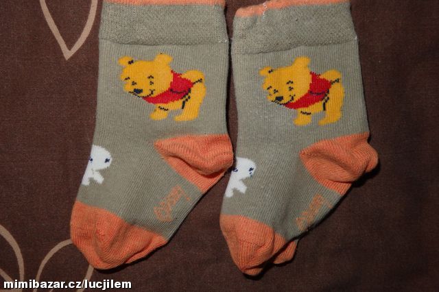 !!! Ponožky Medvídek Pú