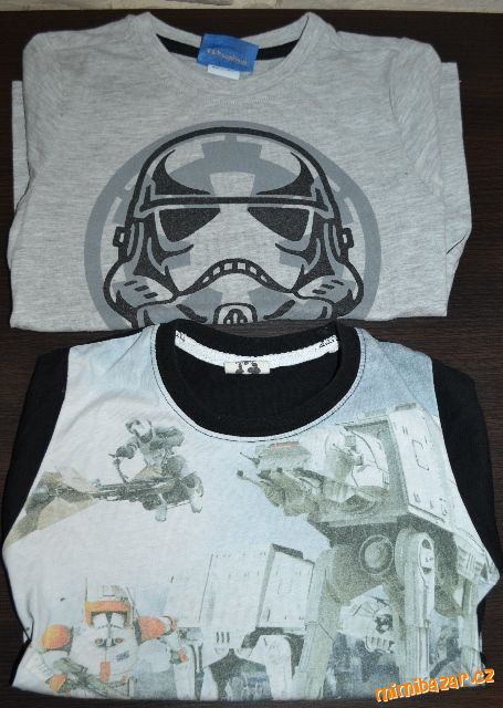 letní trička Star Wars vel. 104/110
