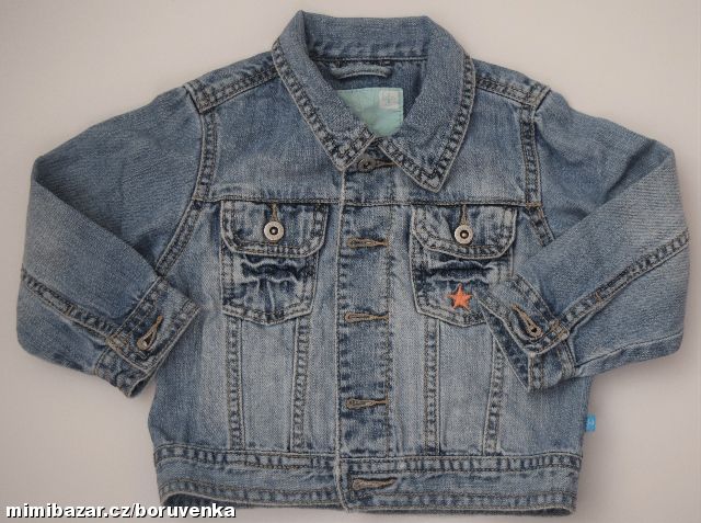 MODRÁ RIFLOVÁ BUNDA BFC BABYFACE