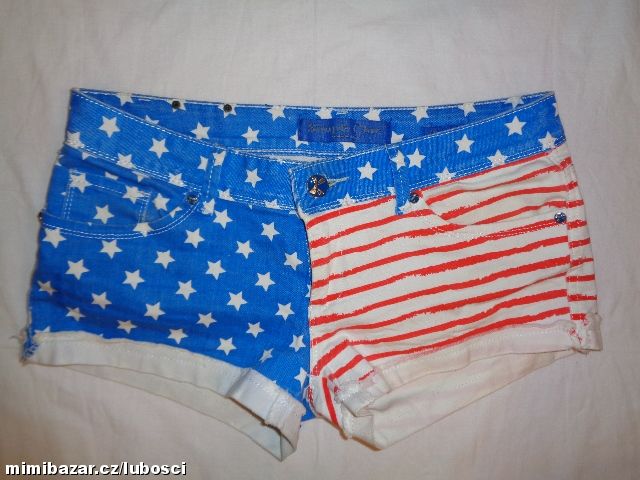 SUPER AMERICKÉ RIFLOVÉ ELASTICKÉ ŠORTKY