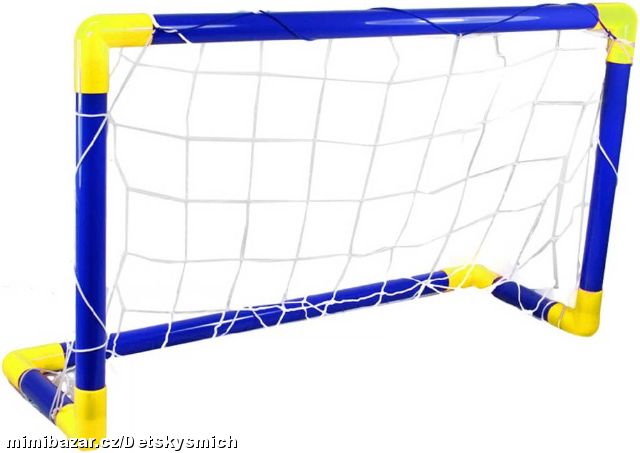 Branka plastová žlutomodrá 90cm v sáčku