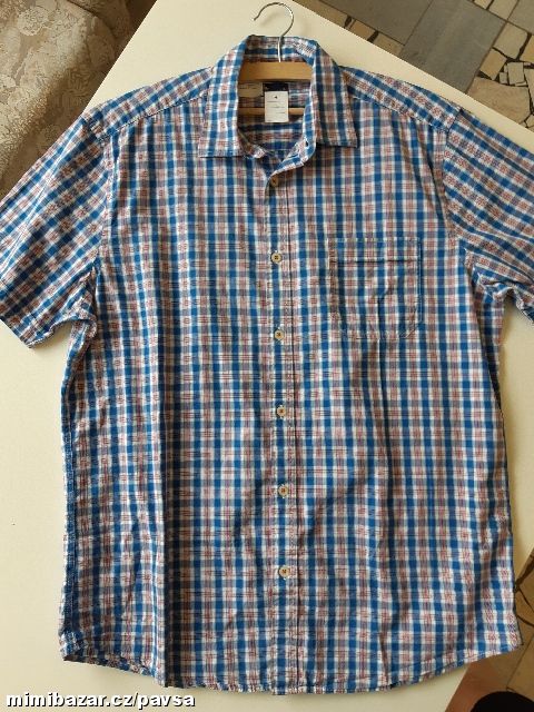 Č.6071 KRÁSNÁ PÁNSKÁ KOŠILE JAKO NOVÁ v.L