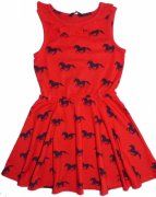 letní šaty s koníky 6-7 let 116/122