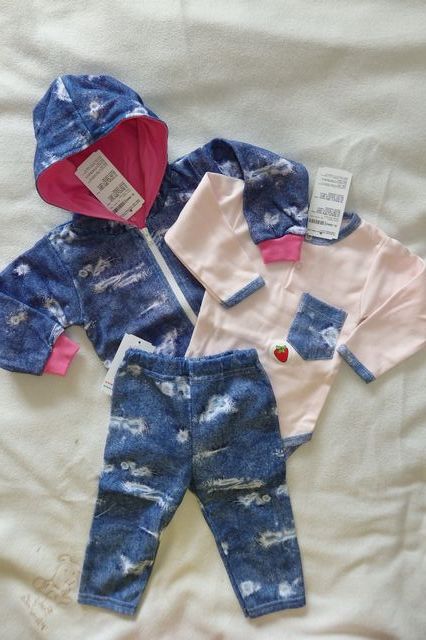 Komplet mikina kalhoty-tepláčky a body Baby Jeans