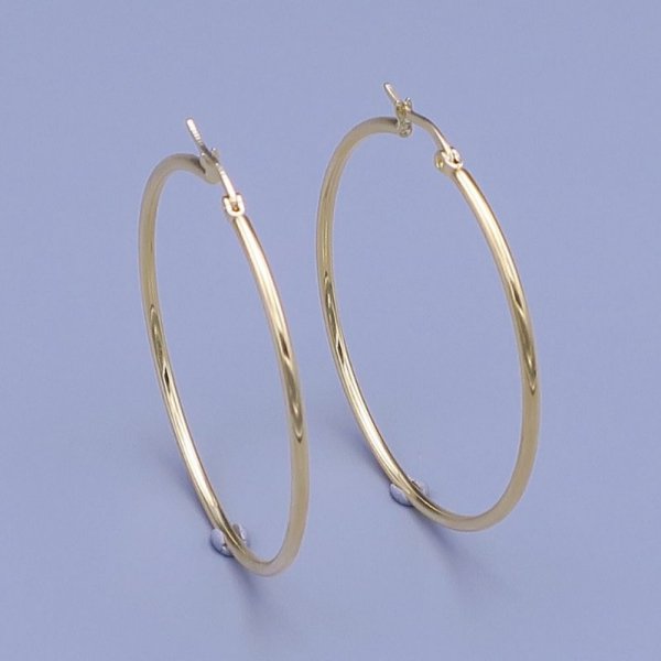 Zlacené kruhy velikost 38mm - SKLADEM