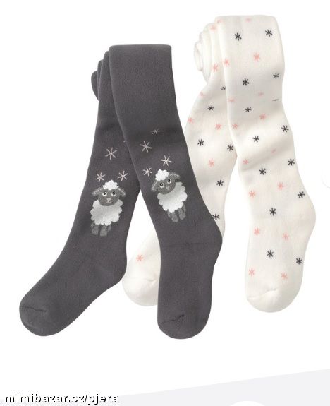 Punčocháče s ovečkou a hvězdičkama