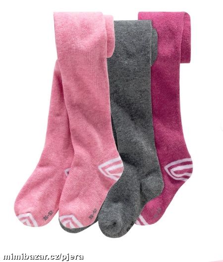 3 x dívčí punčocháče