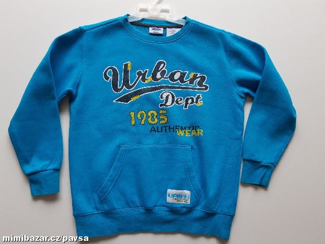 Č.3498 KRÁSNÁ ZN.CHL.MIKINA JAKO NOVÁ 146/152