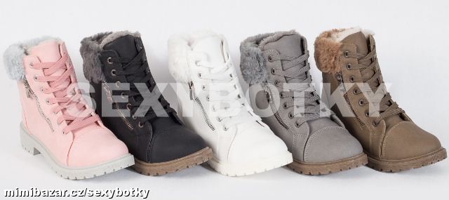 Zimní farmářky vel. 36, 37, 38, 39, 40, 41 - 5BAREV