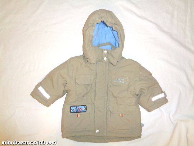 Luxusní teploučká zimní bunda - motivy vesmíru