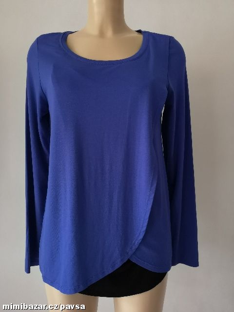 Č.4429 KRÁSNÉ TĚHOT. TRIKO HALENKA JAKO NOVÉ 36/38