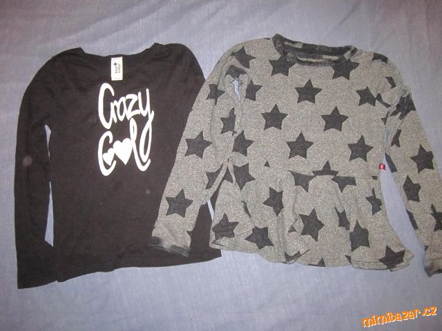 tričko a mikina s kanýrem pro holky