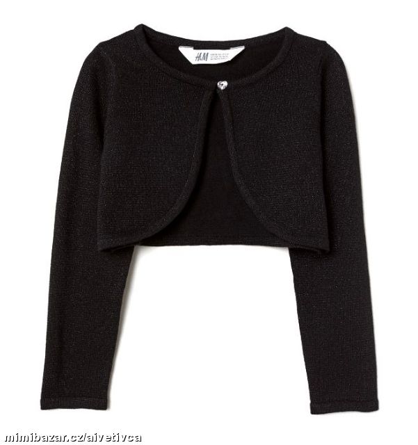 DÍVČÍ TŘPYTIVÉ BOLERKO...VEL.122/128