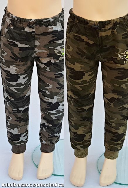 Tepláky maskáčové KUGO 0075 vel. 104