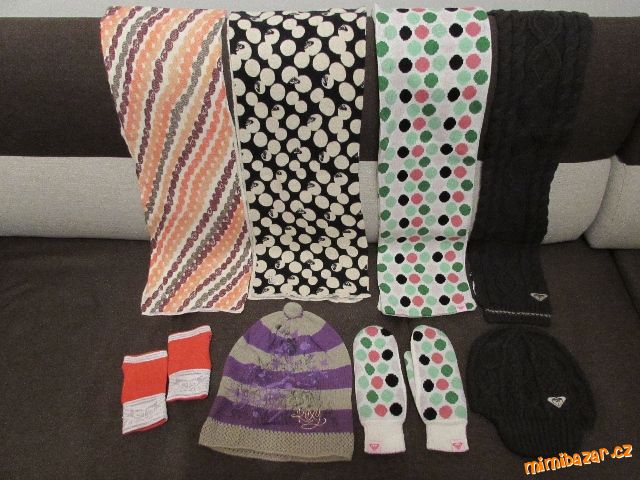 ROXY - ŠÁLA, ČEPICE, RUKAVICE