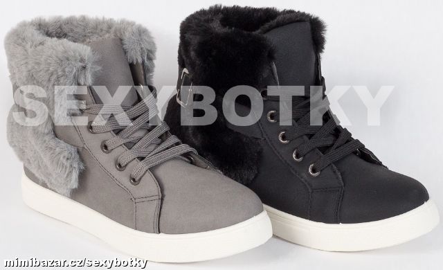 Zimní kotníčkové tenisky 35, 36, 37, 38, 39, 40, 41