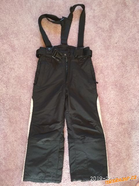 Černé zimní kalhoty / na lyže