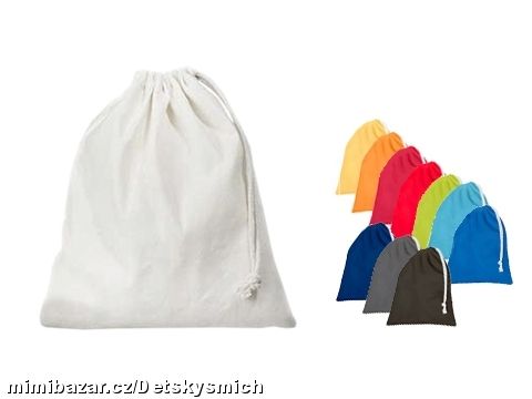 Pytlík na přezůvky/bačkory 29x41cm - jednobarevný