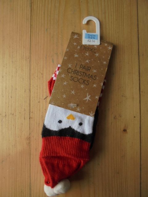 dětské vánoční ponožky UK 0-2, 5