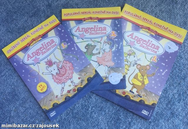 Sada 3 dvd Angelina