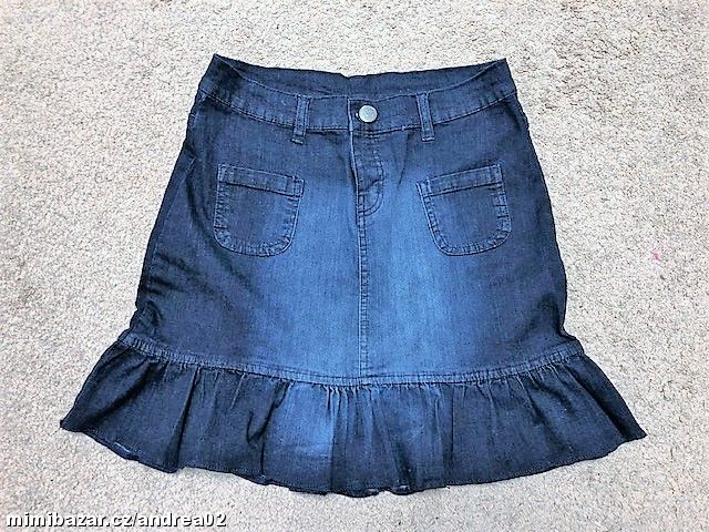 džínová denim sukně riflová