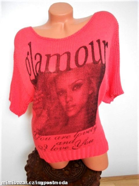 ČERVENÁ TUNIKA vel.M/L /D3109/ - POSLEDNÍ KS