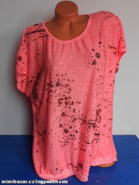 MÓDNÍ VZDUŠNÁ BLŮZKA-UNI VEL.XXL/XXXL/4XL /D3583/