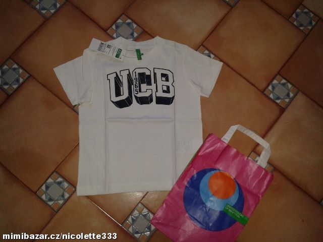 Tričko Benetton - XXS, XS, L, XL, 3XL