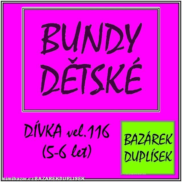 *** BUNDY - vel.116 ... (5-6 let)