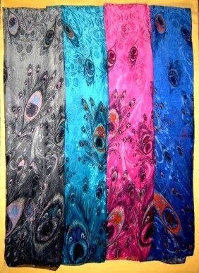 DLOUHÁ ŠÁLA S PAVÍMI PÉRY /D2757/