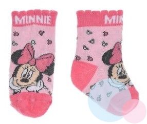 Kojenecké ponožky Minnie růžové