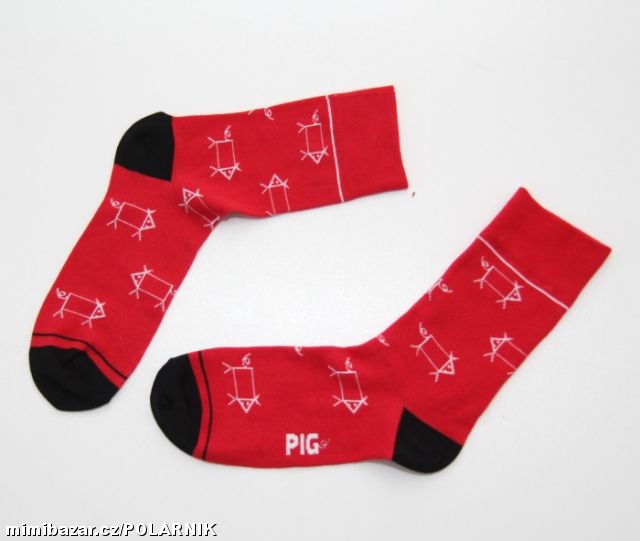 Pánské designové ponožky PIG