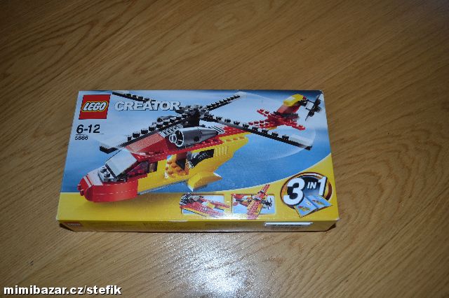 lego creator 5866 - lego vrtulník zánovní