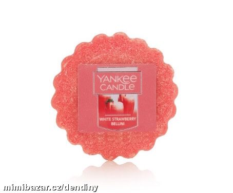 White Strawberry Bellini vonný vosk Yankee candle