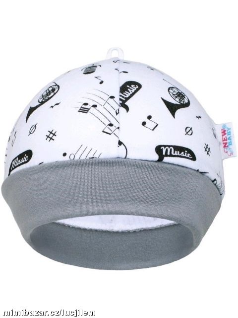Kojenecká čepička Music