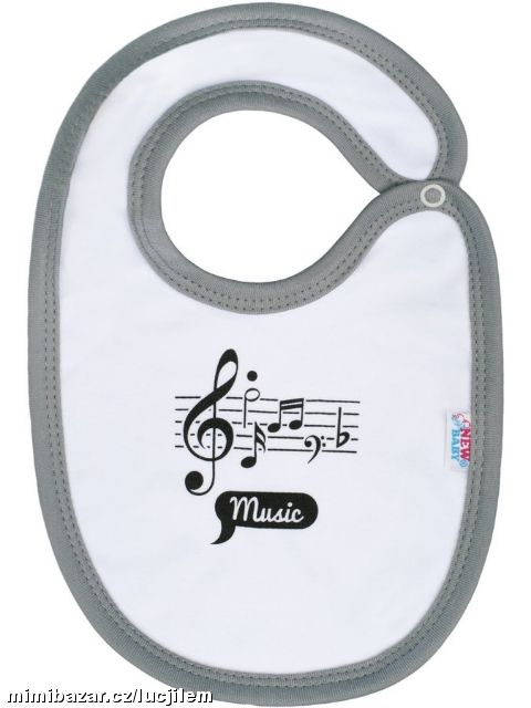 Bavlněný bryndáček slintáček Music