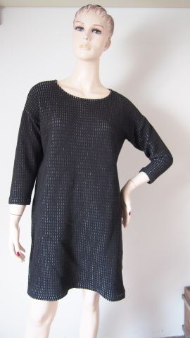 Zimní černošedé šaty V.S Soaked in luxury