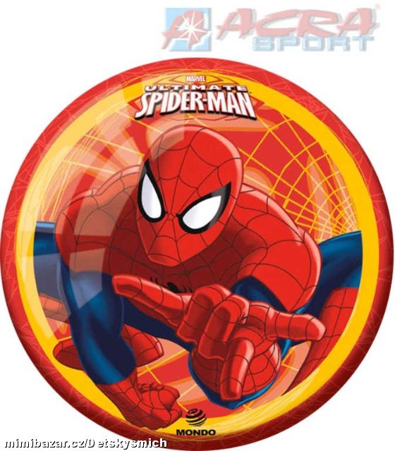 Potištěný míč Spiderman Hero - 230 mm