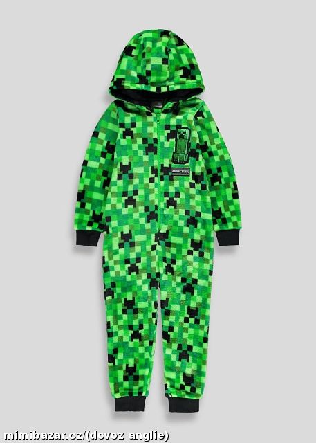 Minecraft Overal Prodám - Zelený overal Minecraft, Praha - západ | Mimibazar.cz