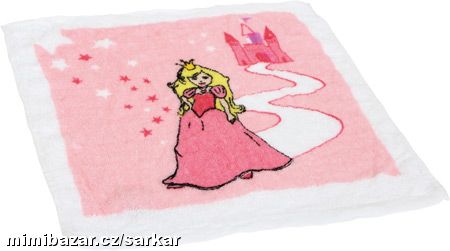 Ručník kouzelny s princeznou 30*30cm 100%bavlna