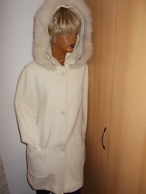 3/4 KABÁTEK VLNA KOLEM KAPUCE LIŠKA 100%STAV