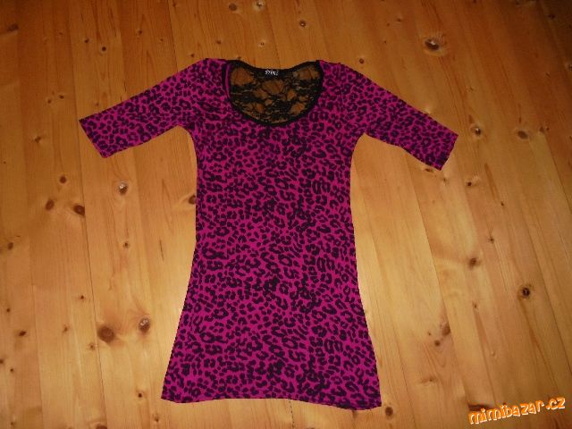 Obrázek k inzerátu: Nádherná sexy tunika - minišaty, leopard, S/M